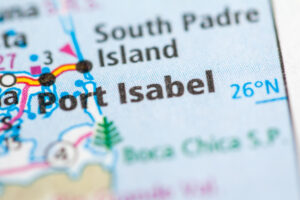 Map of Port Isabel, TX